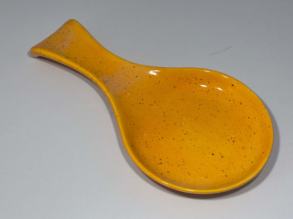 Yellow Spoon Rest + Salt Pig