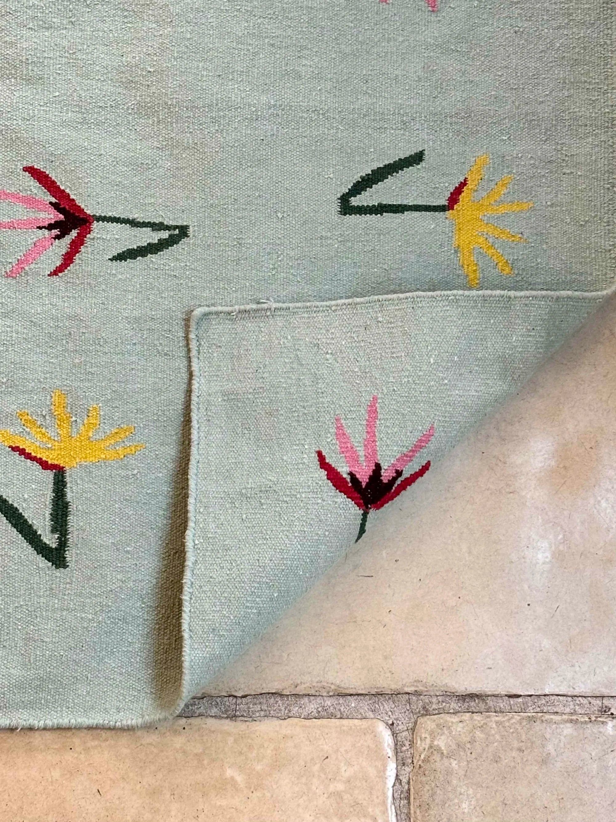 The Wildflowers Rug in Blue