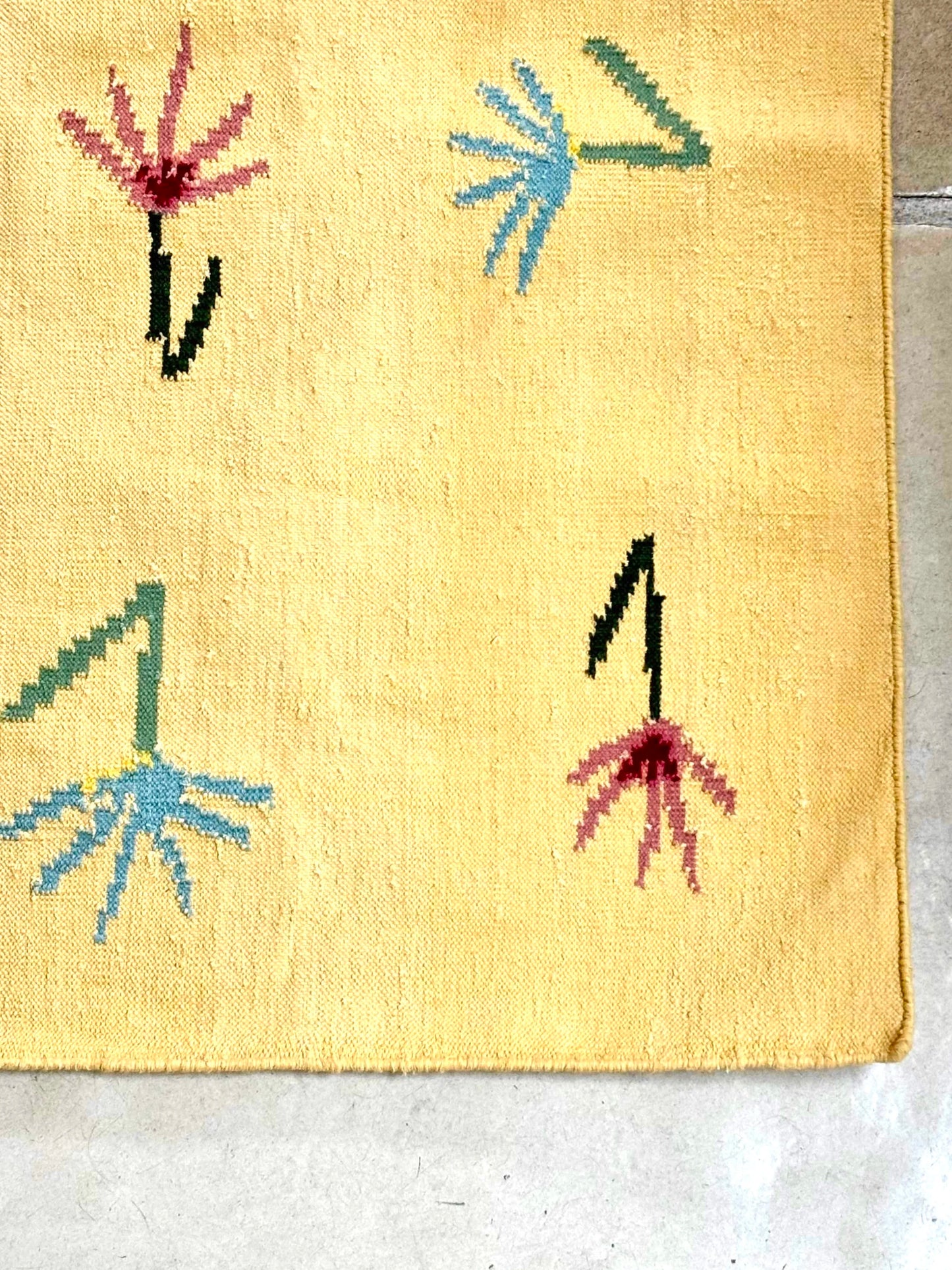 The Wildflowers Rug in Yellow