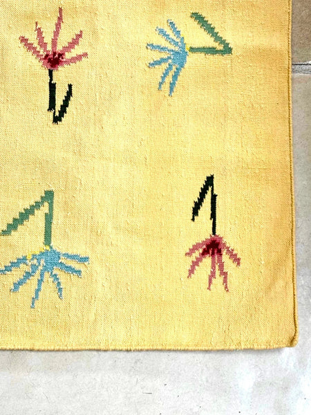 The Wildflowers Rug in Yellow