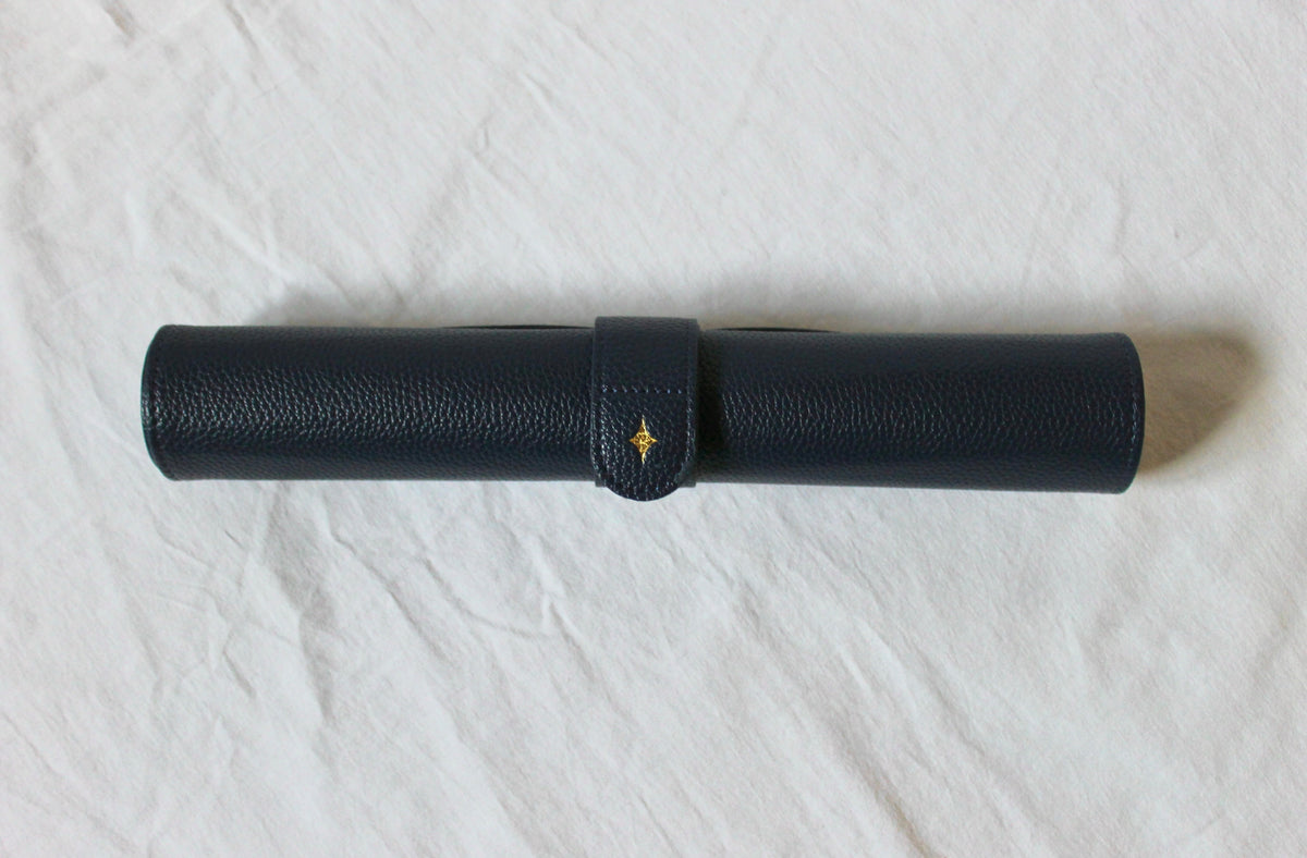 Navy Travel Backgammon Set