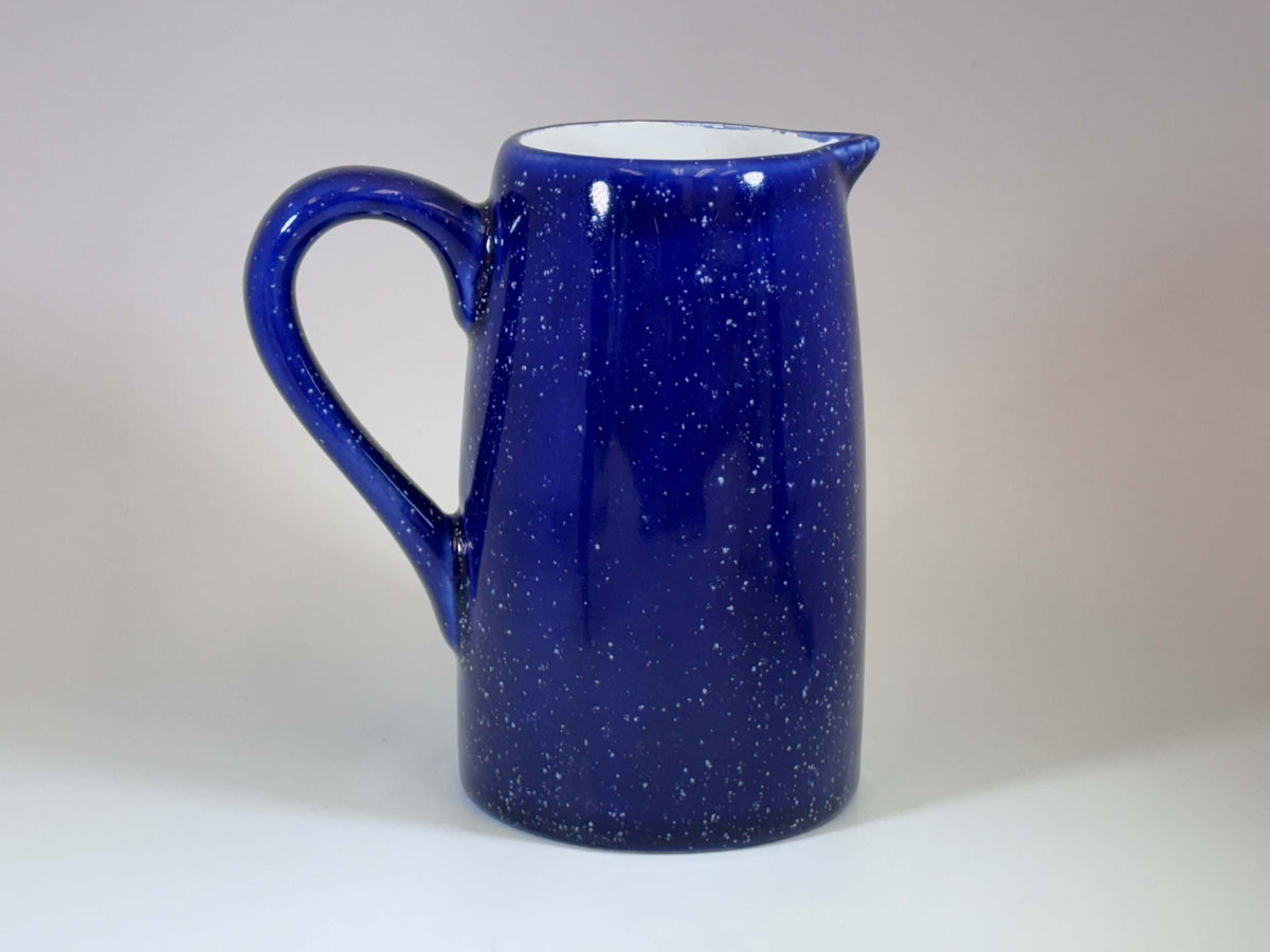 milk jug night sky glaze