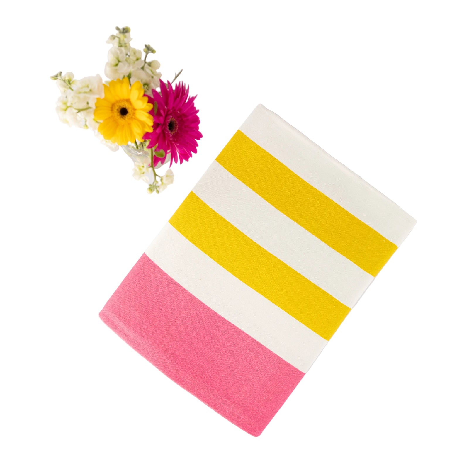Amalfi Yellow Stripe Tablecloth