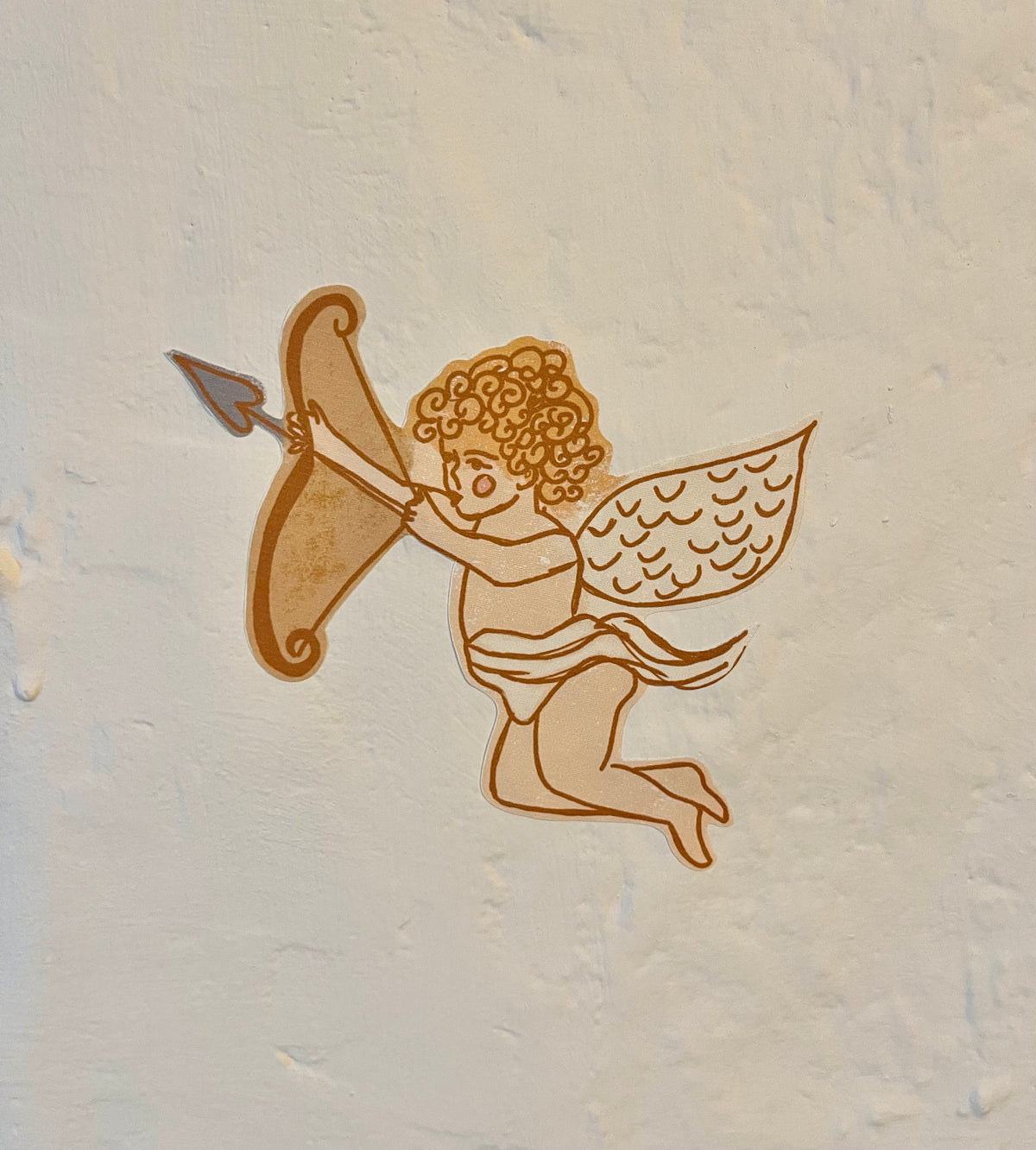 The Cherubs fabric wall stickers — additional product photo of the design