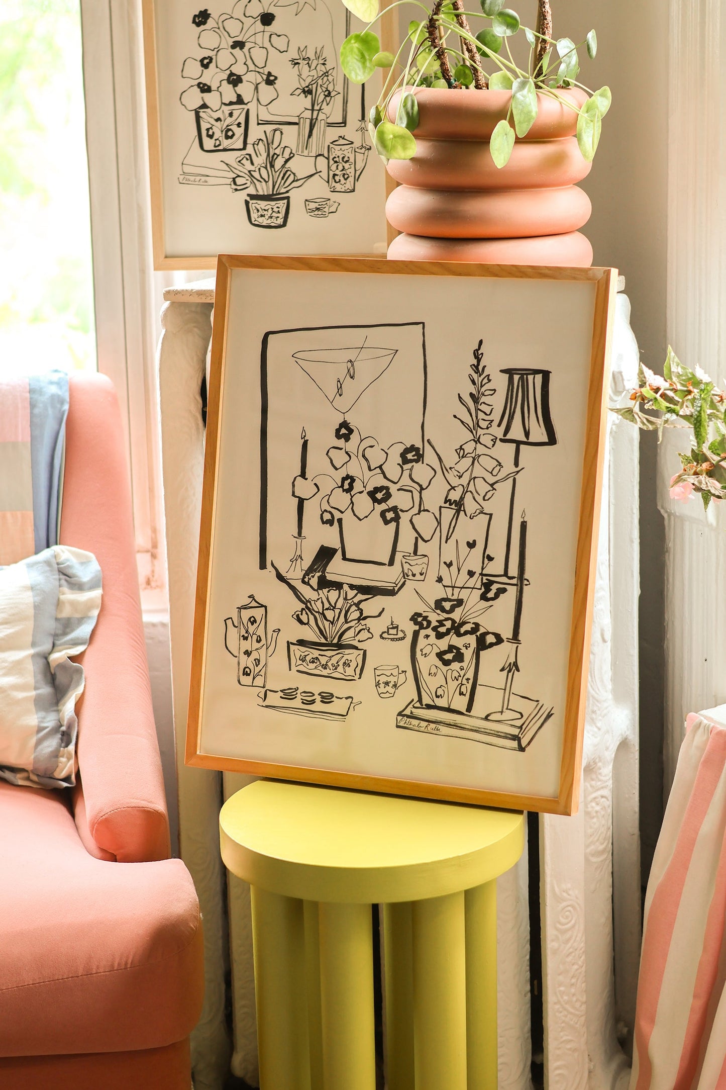 Tea First Art Print