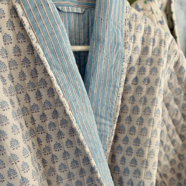 Children's Blue Pomily Dressing Gown