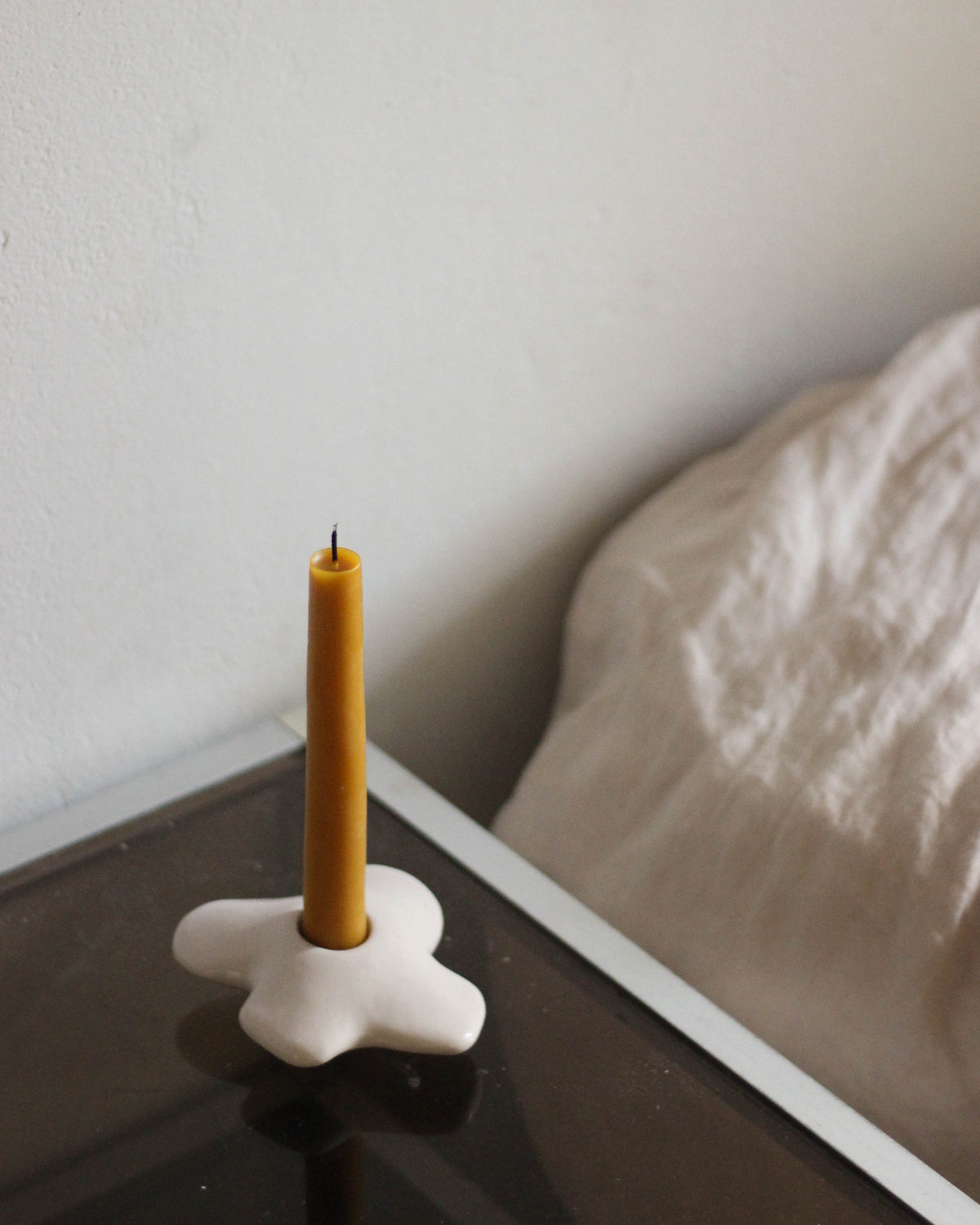 Pansies - Single Candle Holder