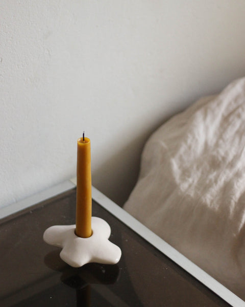 Pansies - Single Candle Holder