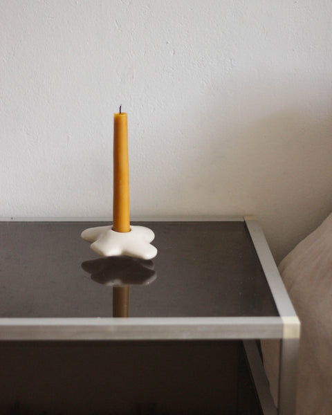 Pansies - Single Candle Holder