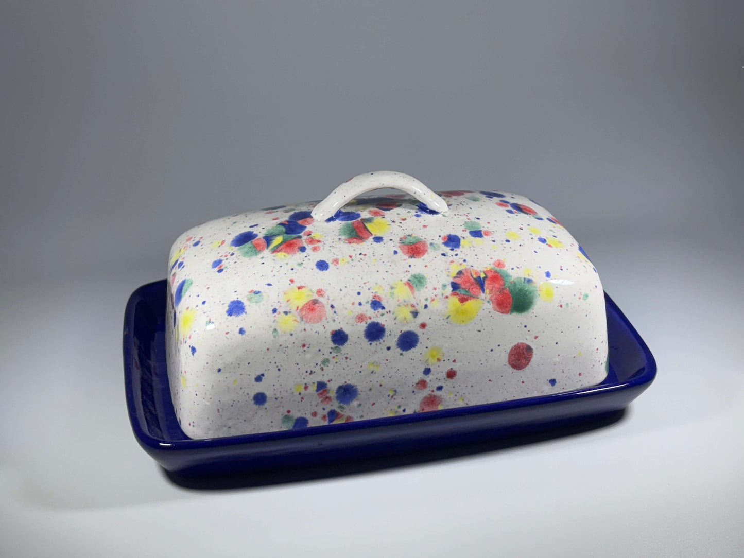 Stoneware Butter Dish 