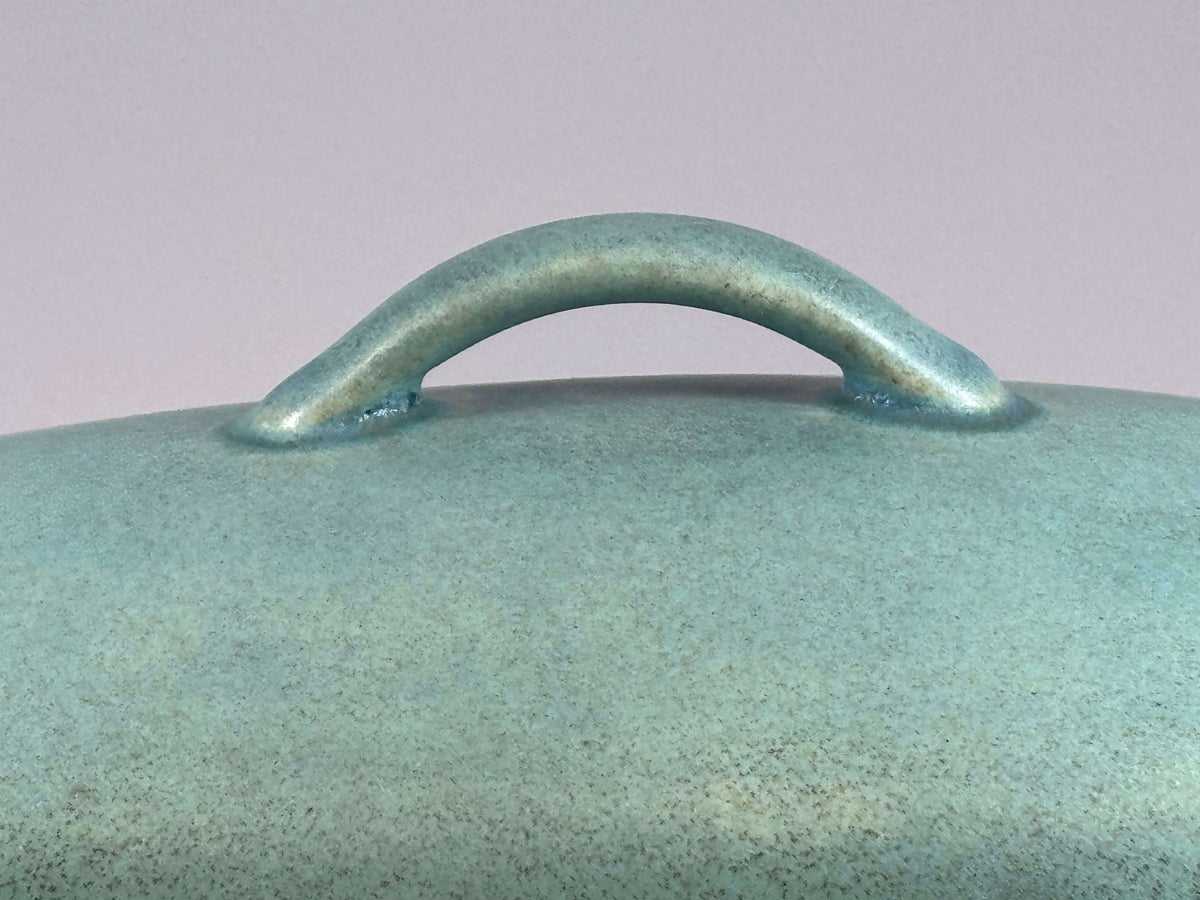 stoneware cornish copper butter dish