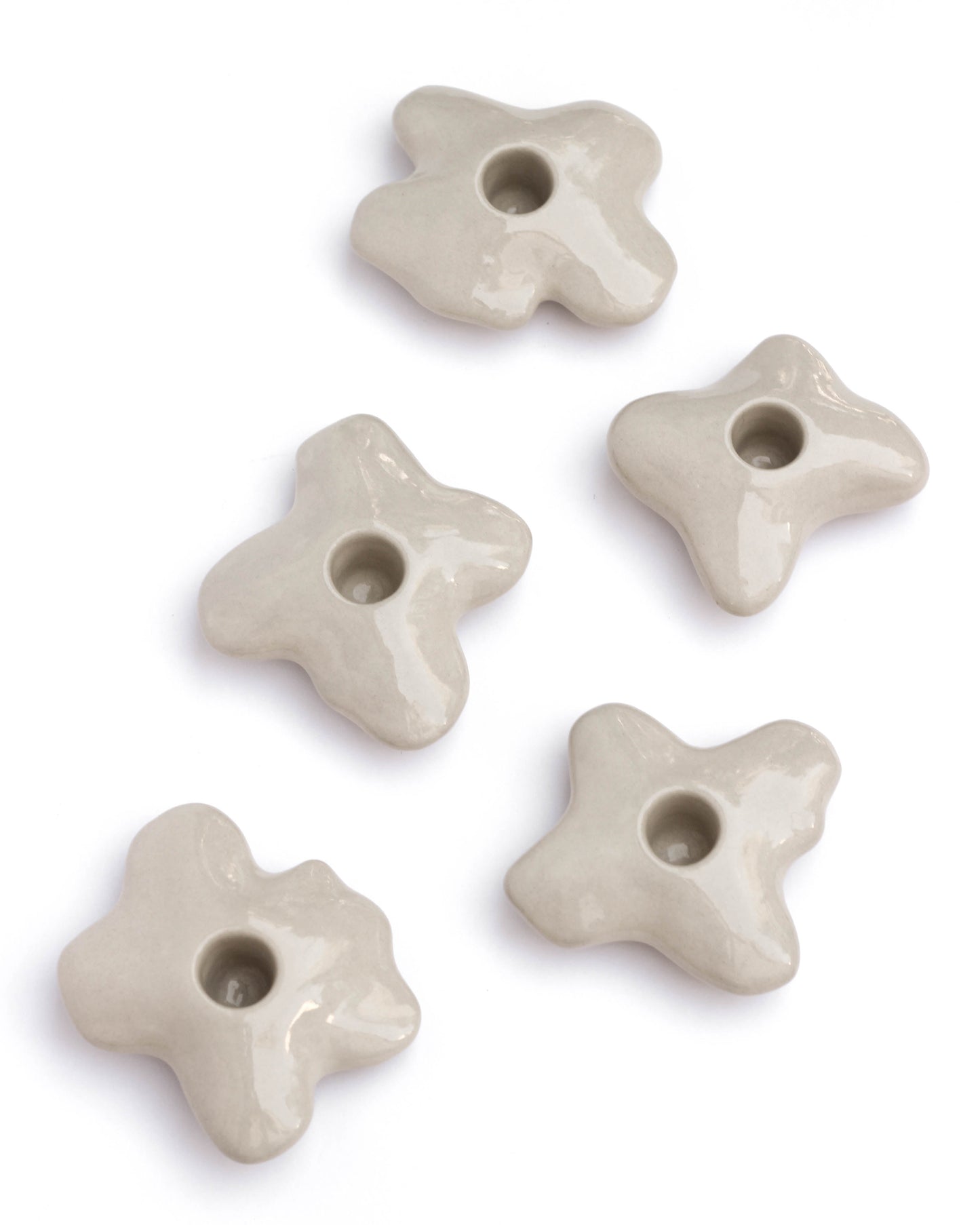 Pansies - Single Candle Holder