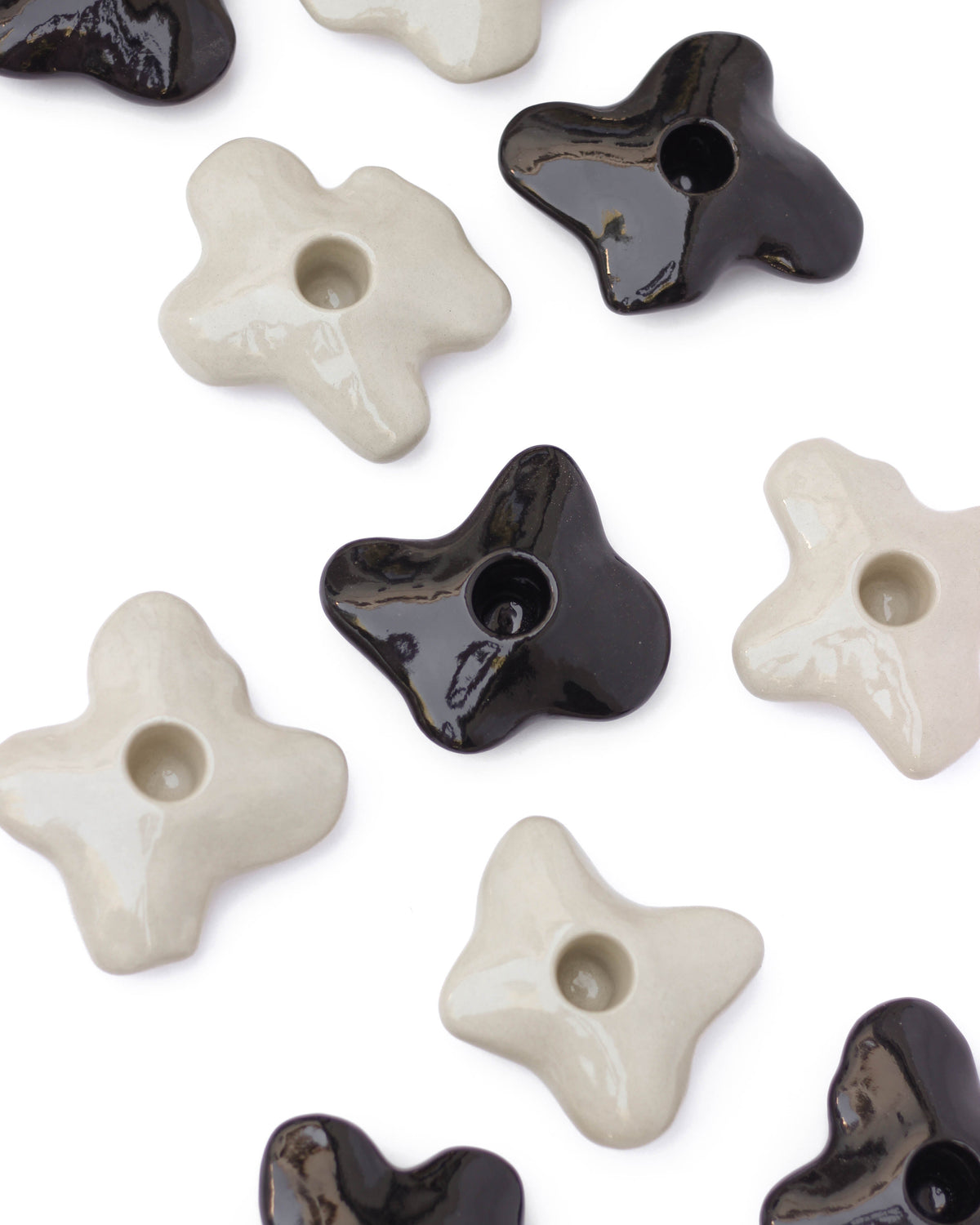 Pansies - Single Candle Holder