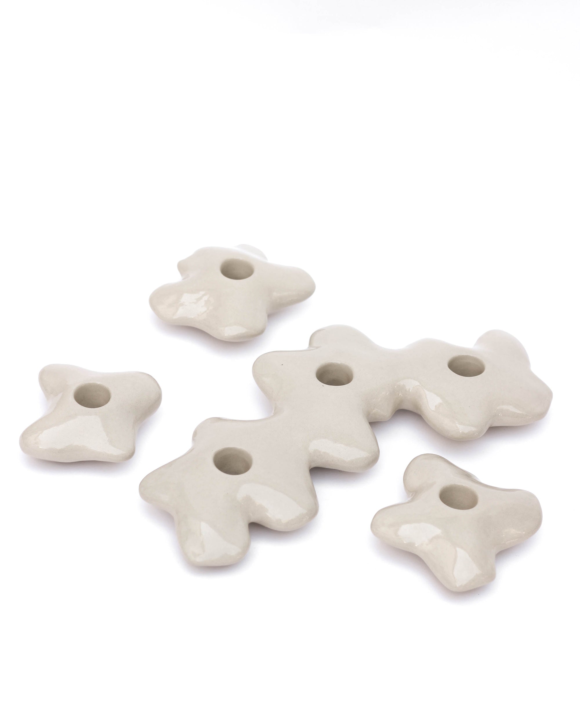 Pansies - Single Candle Holder