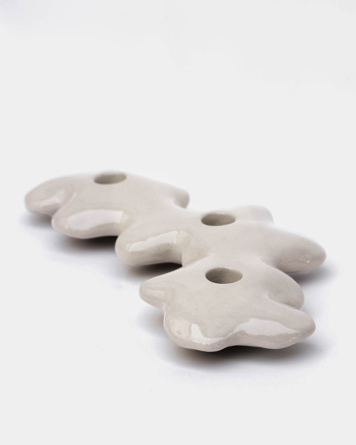 Pansies - Triple Candle Holder