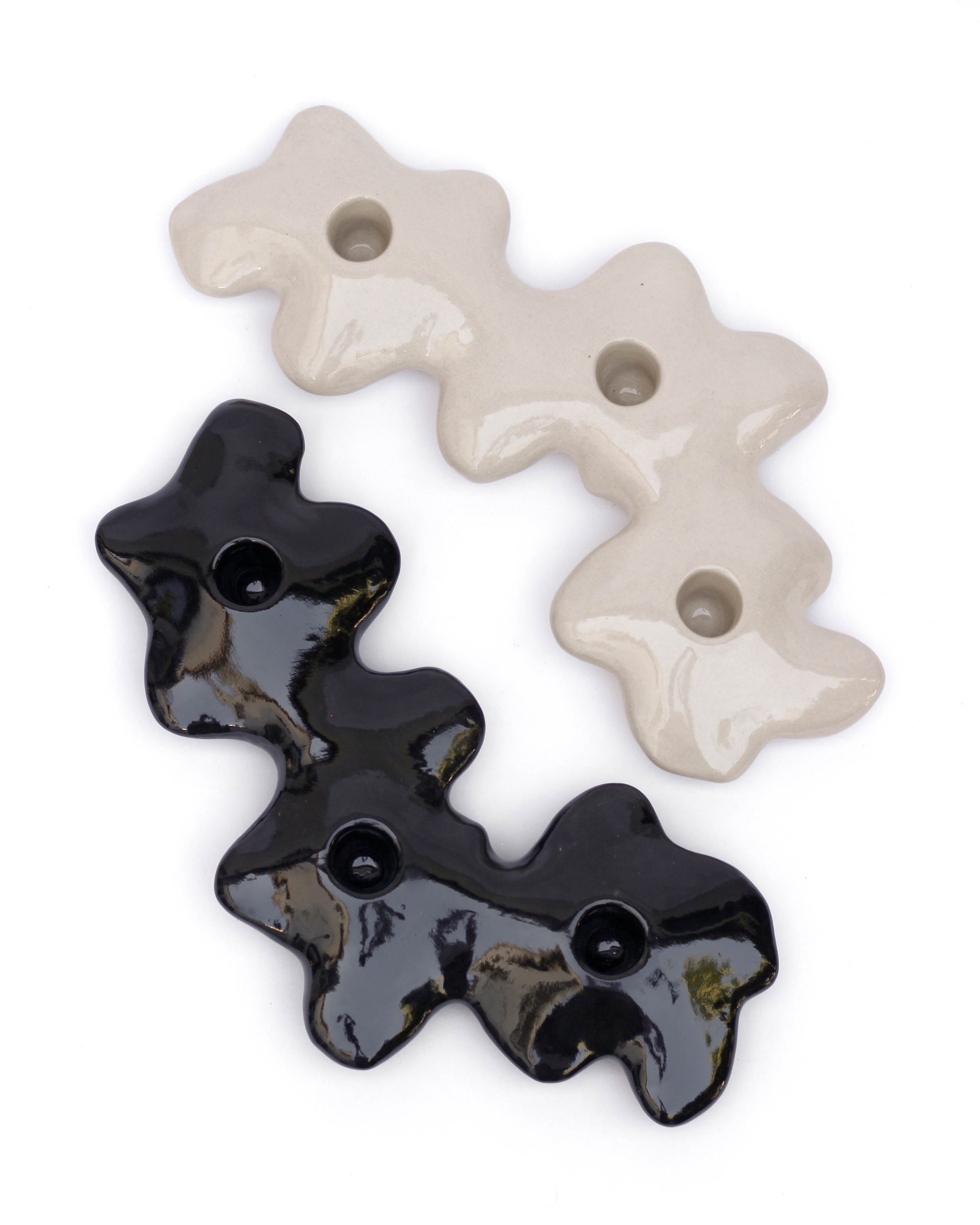 Pansies - Triple Candle Holder