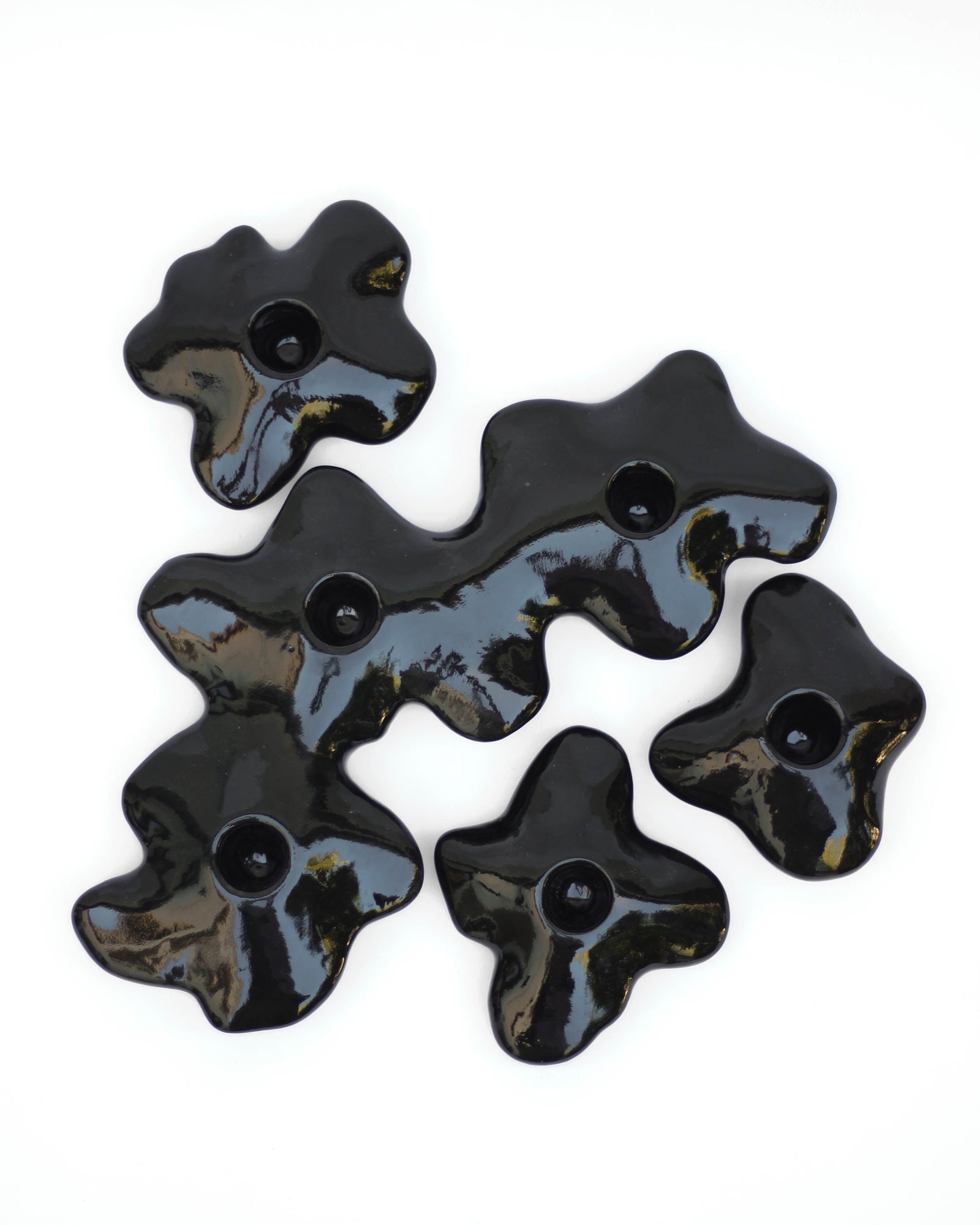 Pansies - Triple Candle Holder