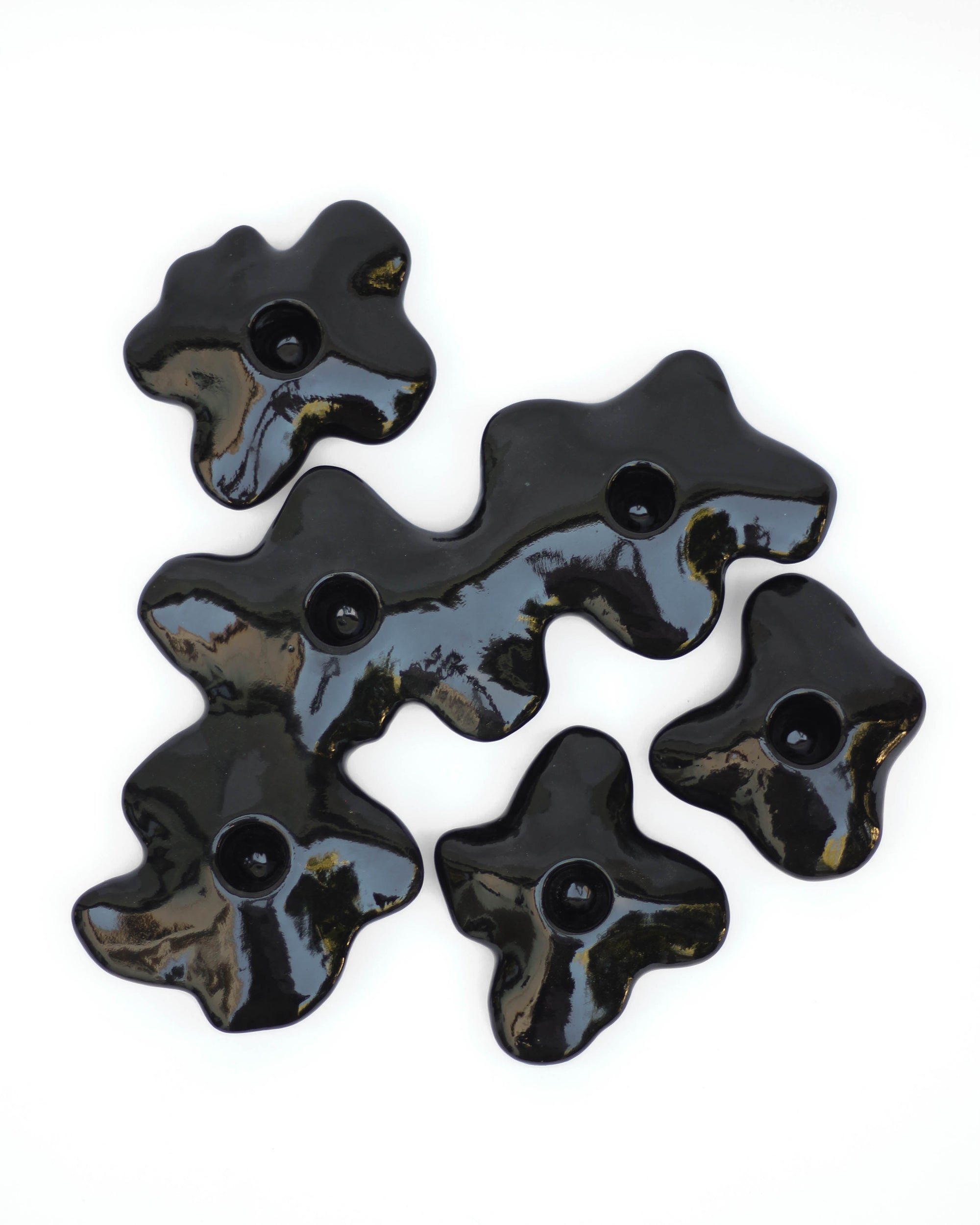 Pansies - Triple Candle Holder