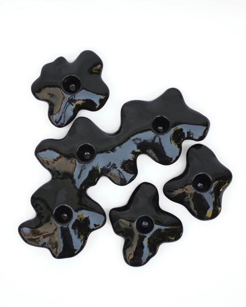Pansies - Single Candle Holder
