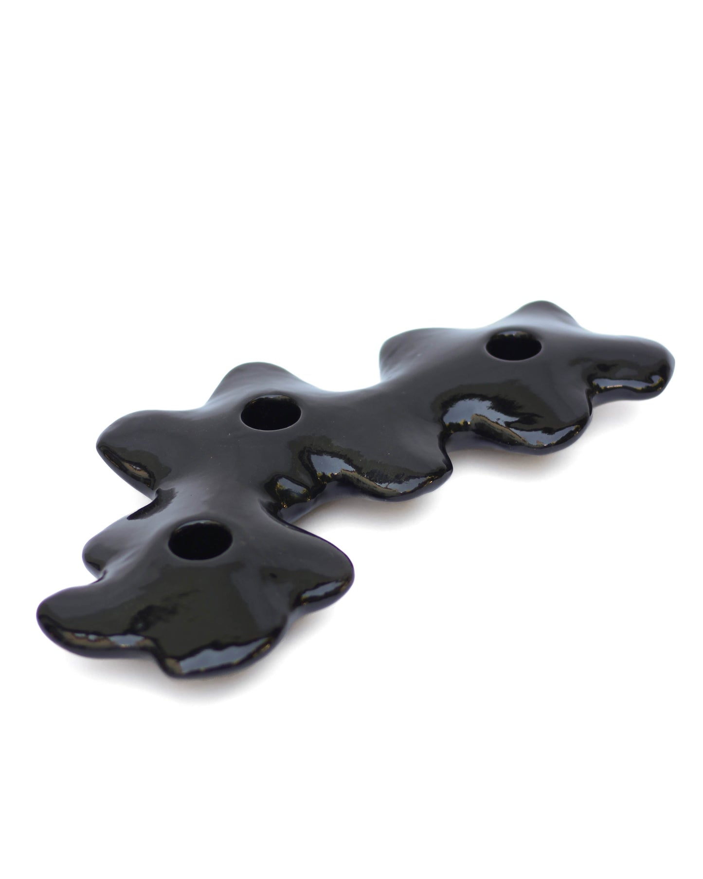 Pansies - Triple Candle Holder