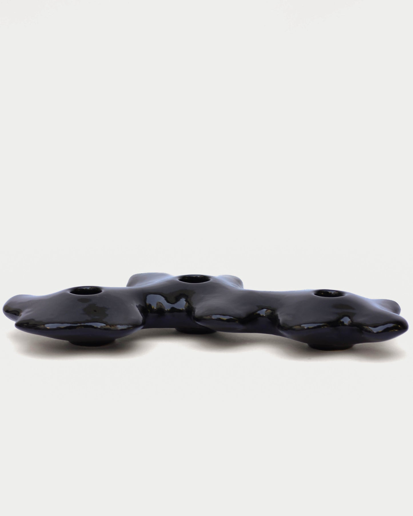 Pansies - Triple Candle Holder