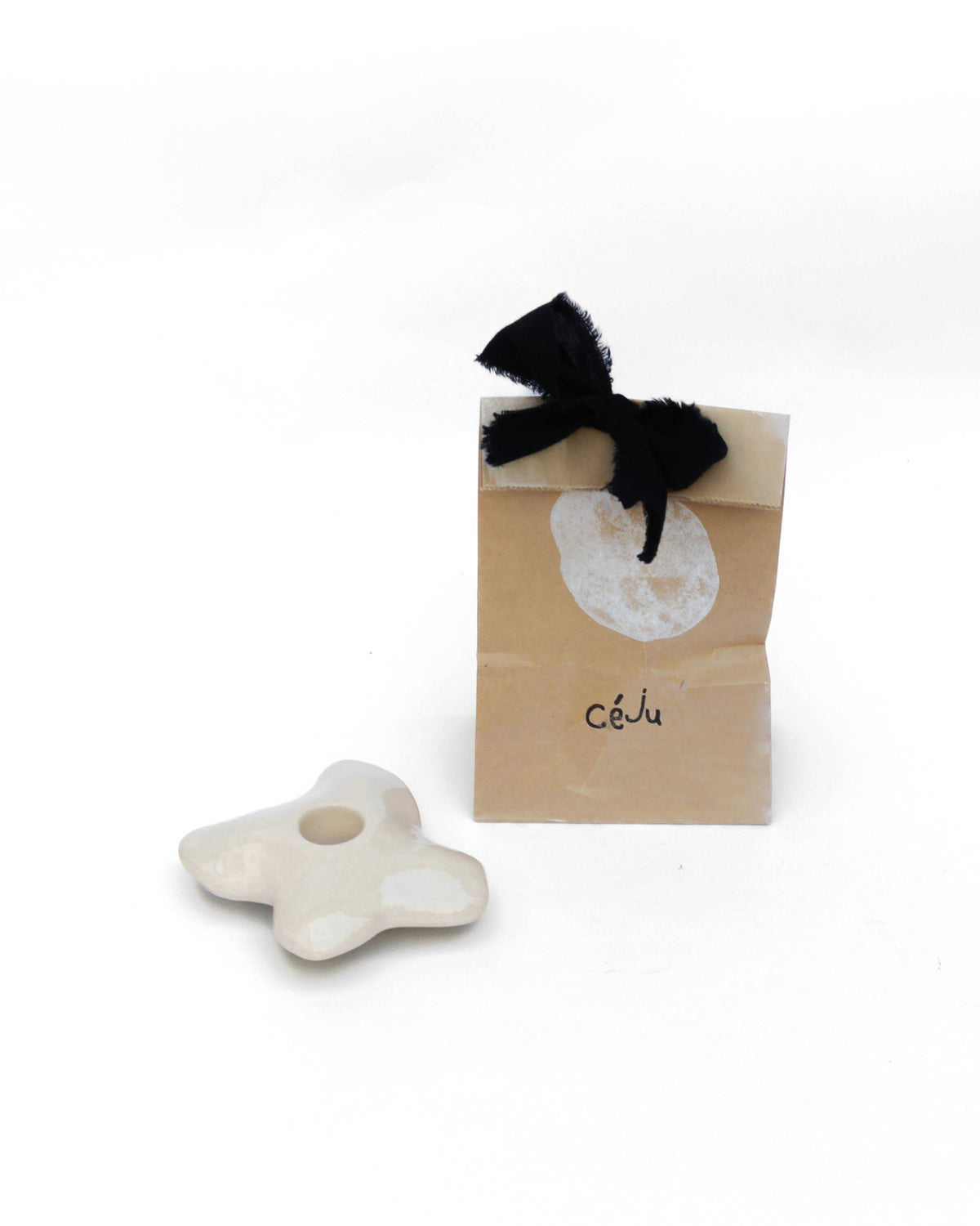 Pansies - Single Candle Holder