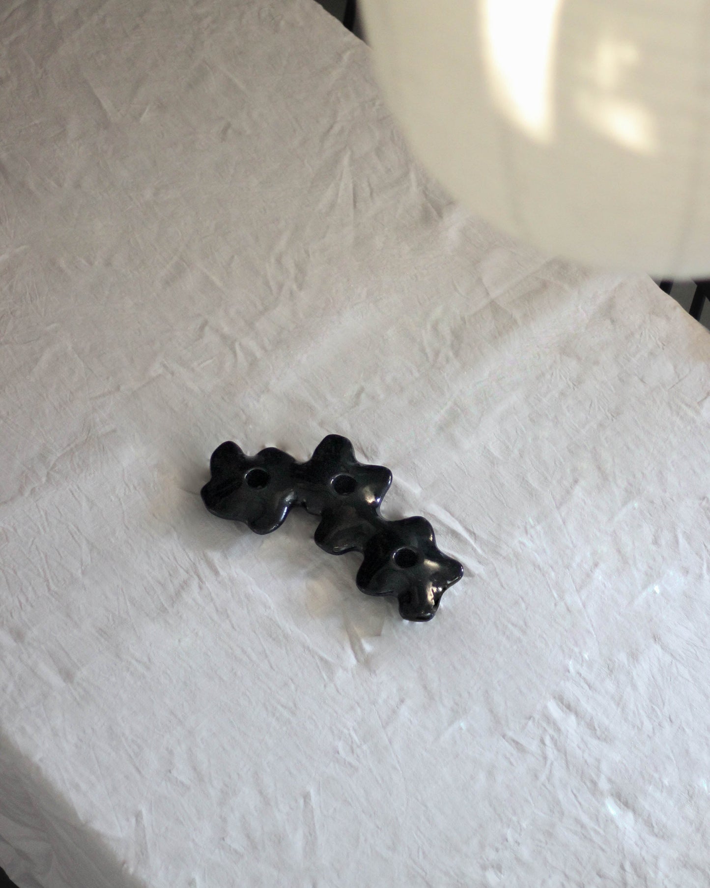 Pansies - Triple Candle Holder
