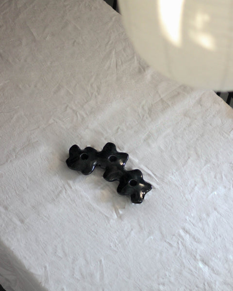 Pansies - Triple Candle Holder