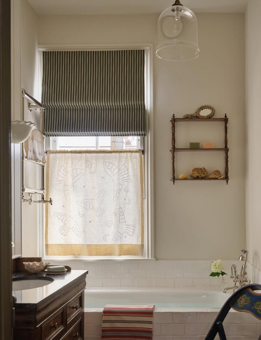 Modern Ticking Fabric -  Pine Needle