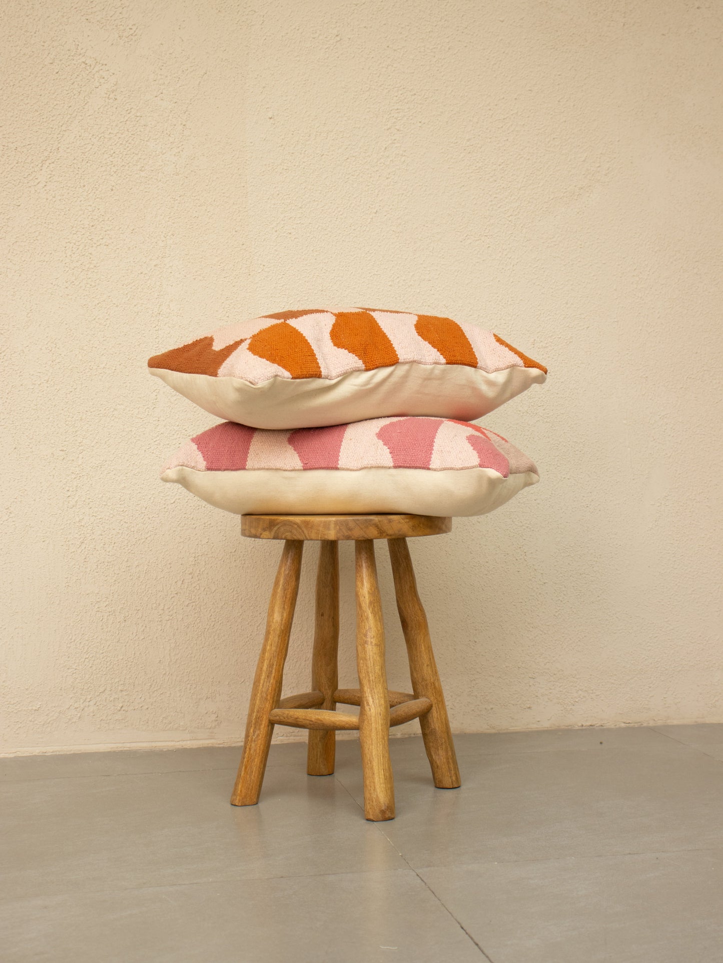 Ocean Lumbar Pillow Earth Inch | Cushion Cover Only | Cotton