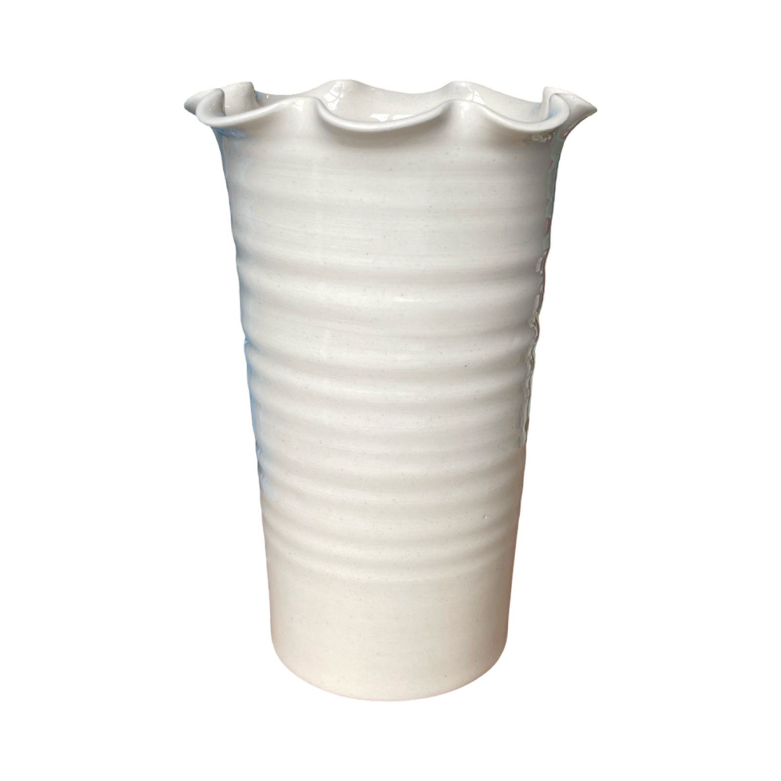 Frilly Vase Stoneware - Large