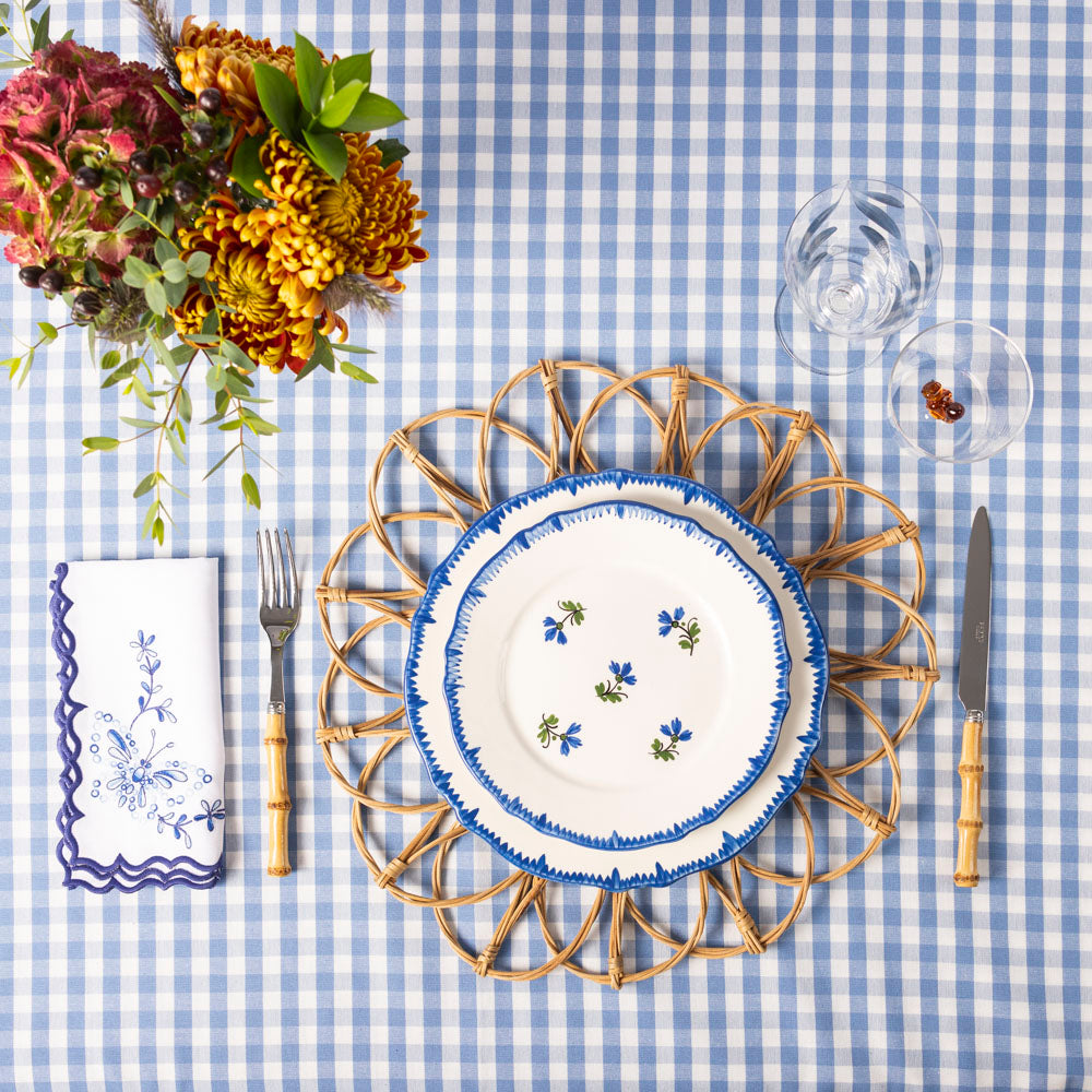 Cordelia hand-painted petite floral dinner plate