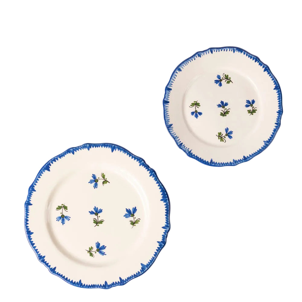 Cordelia hand-painted petite floral dinner plate