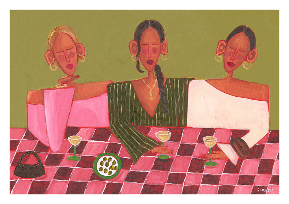 Olives & Wine Print