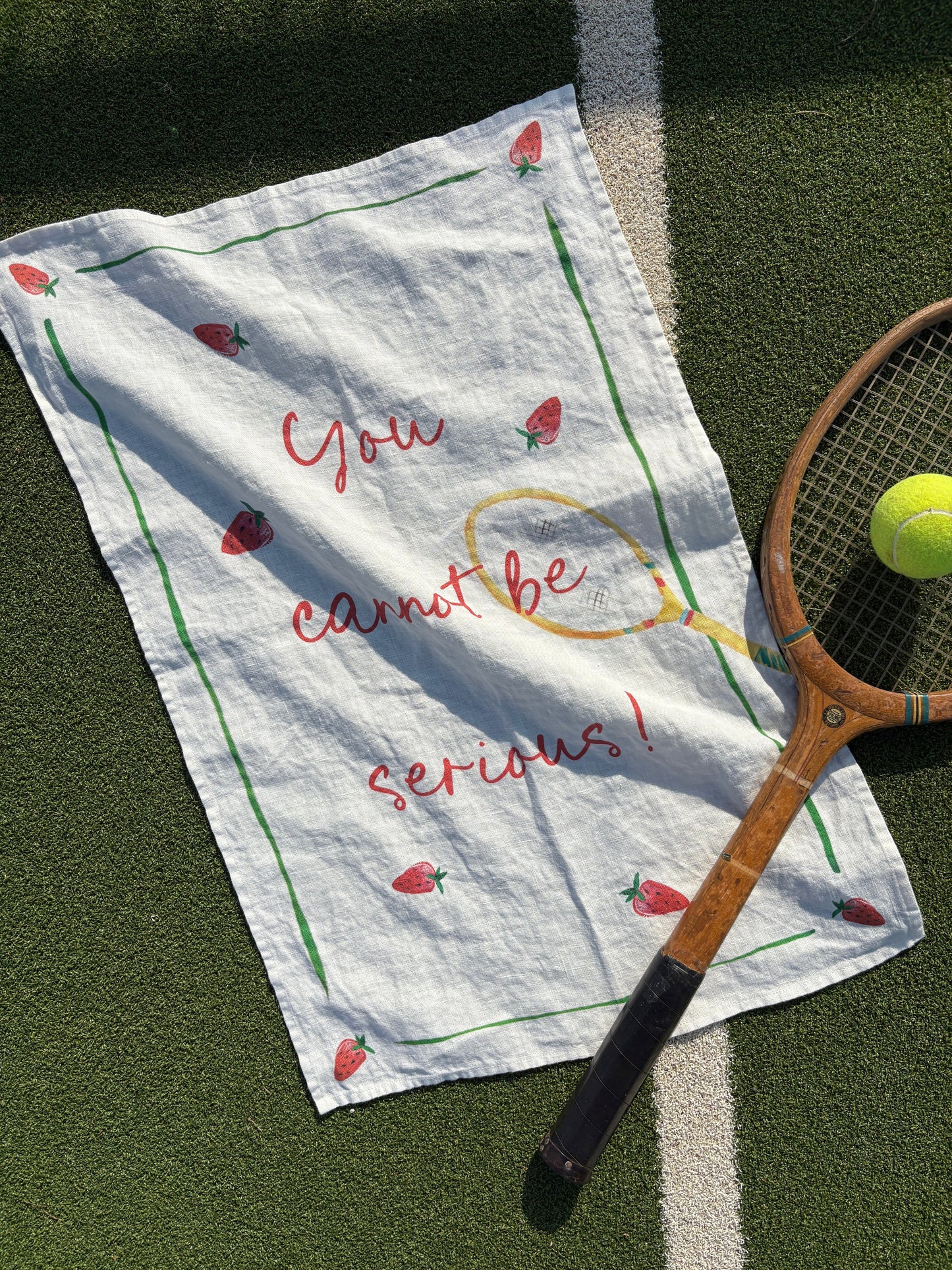 You Cannot be Serious! - Tennis Linen Teatowel