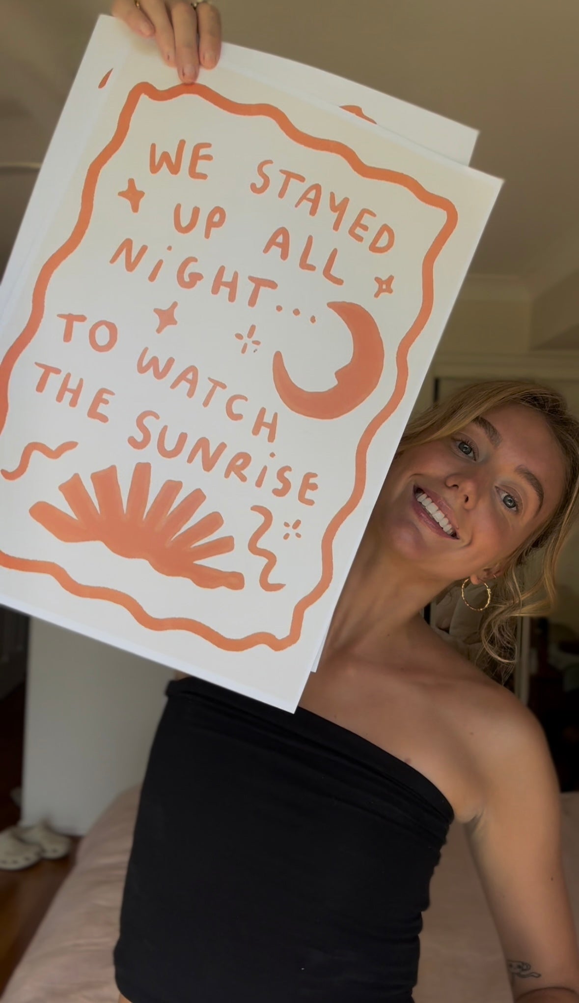 We Stayed Up All Night... To Watch The Sunrise - Tourist Print