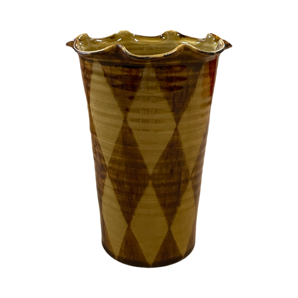 Honey Glaze Circus Vase - Large