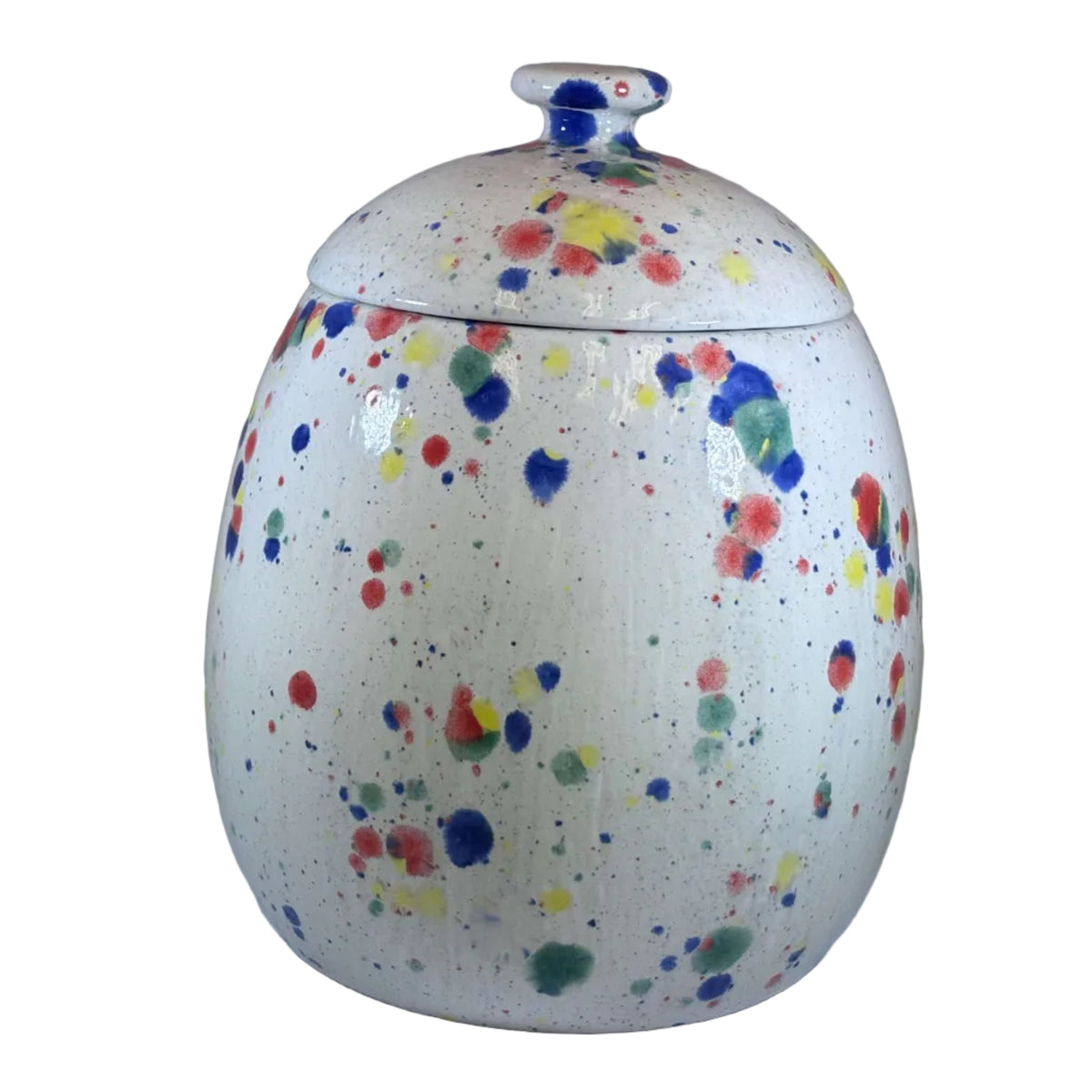 Cookie/Biscuit Jar Canister Celebration Glaze