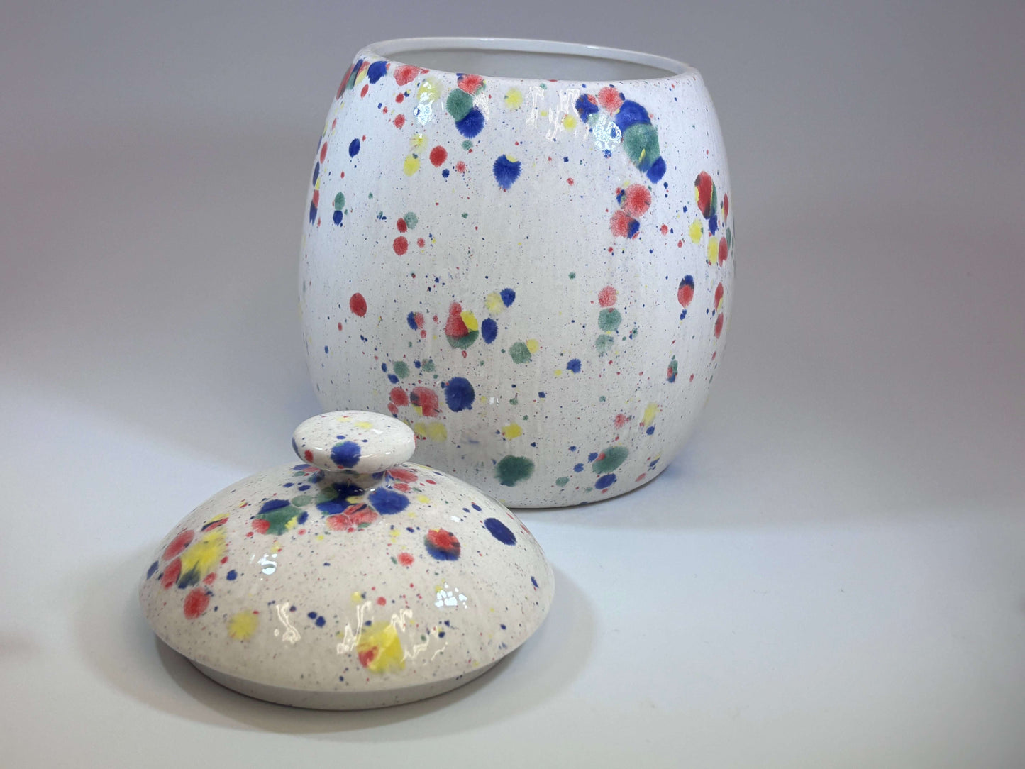 Cookie/Biscuit Jar Canister Celebration Glaze