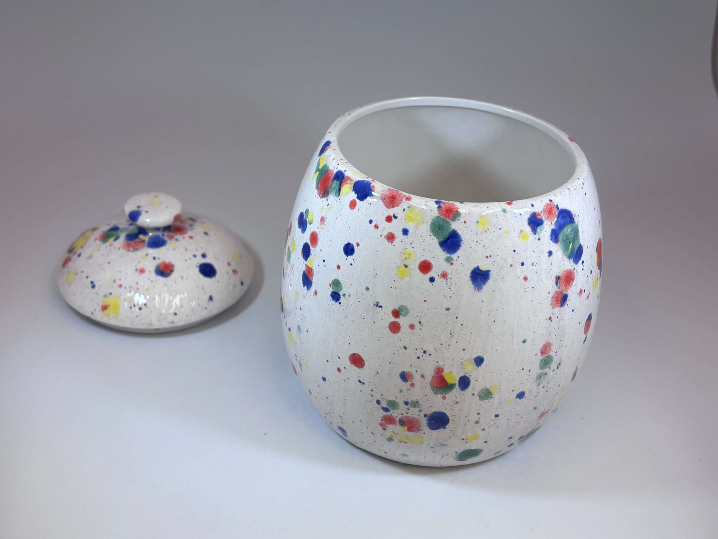 Cookie/Biscuit Jar Canister Celebration Glaze