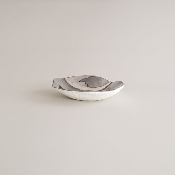 Set of 2 Small Plates / Indulge Nº5 / Platinum