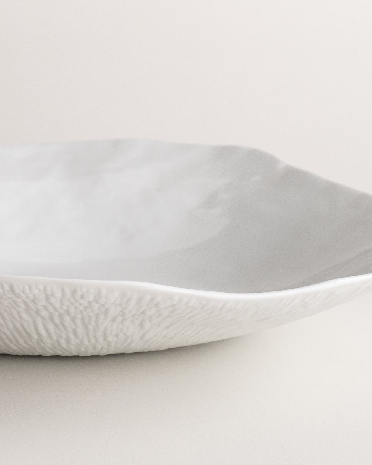 Set of 2 large dinner plates / Indulge nº6 / White