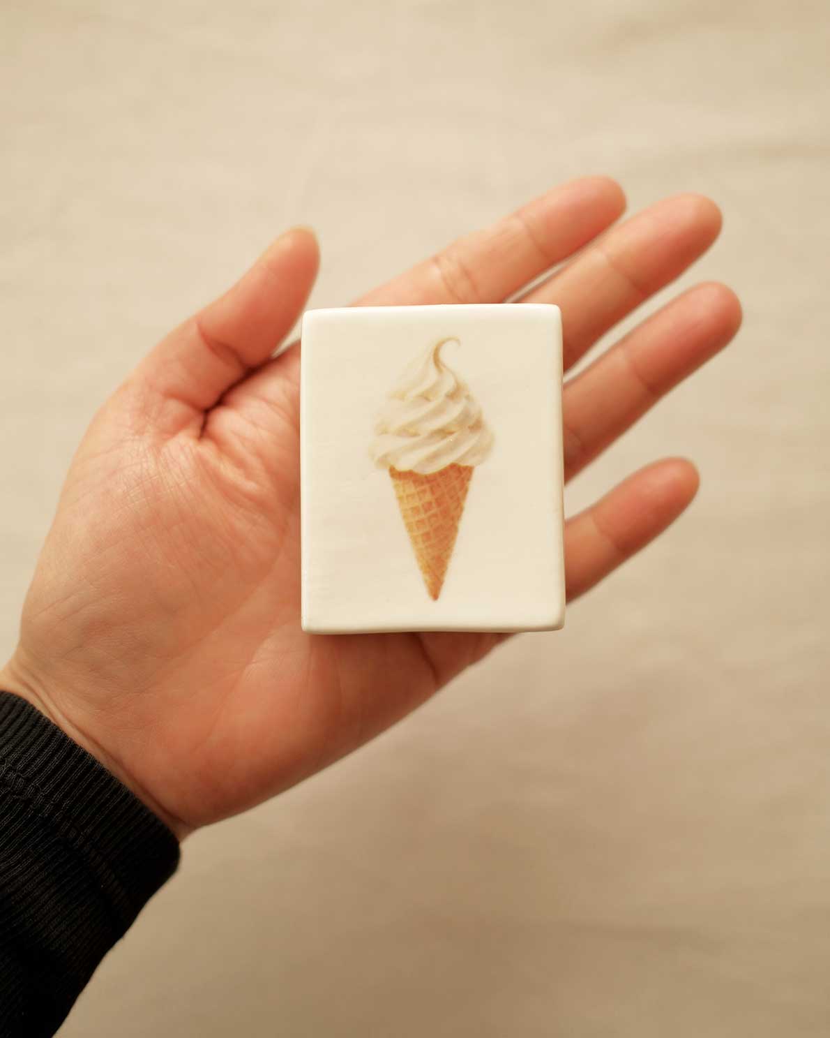 Mini Icecream’ Ceramic Matchbox