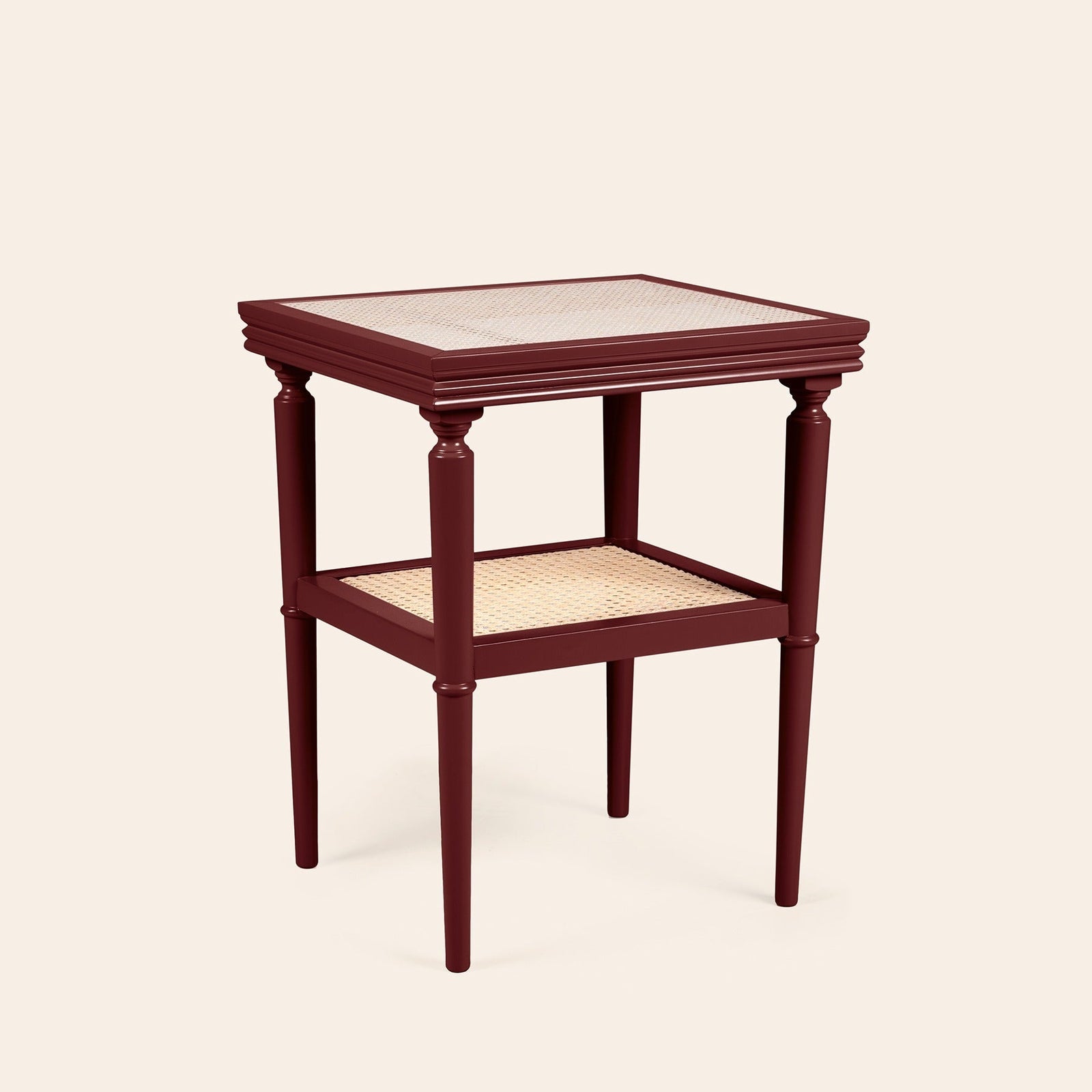 Ilaria Side Table, Pomegranate