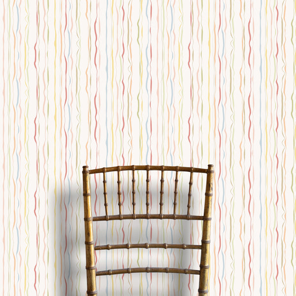 Indian Ink Wallpaper - Candy Stripe
