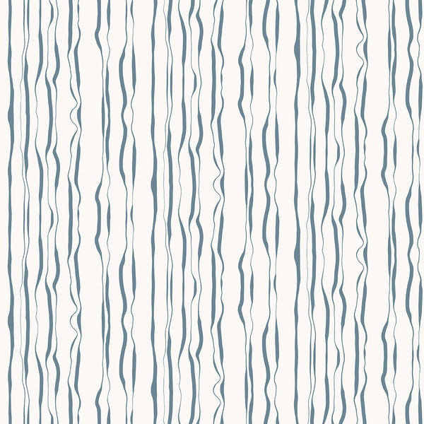 Indian Ink Wallpaper - Stone Blue