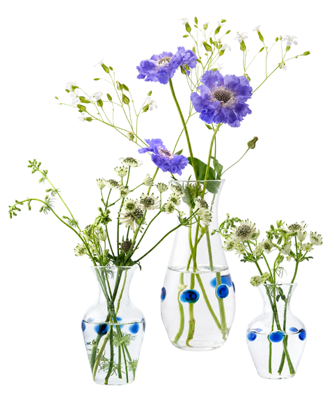 Issy Granger Glass Bud Vase Set of Three 