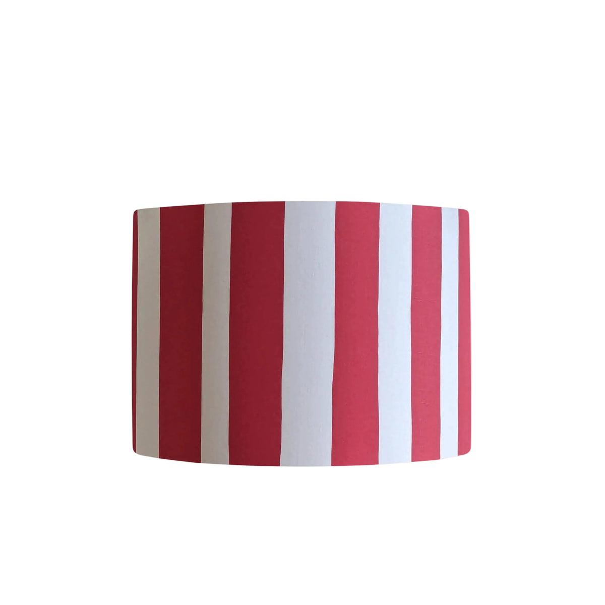 Jam Red & White Stripe Printed Shade