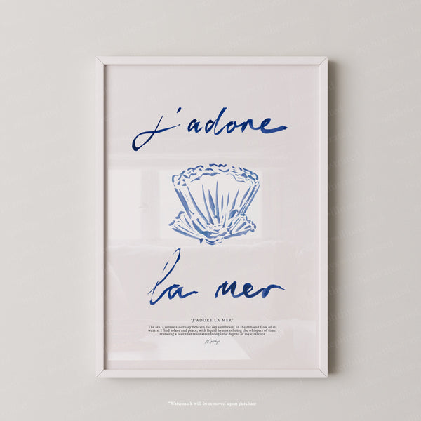 J'adore La Mer (Brushstroke)