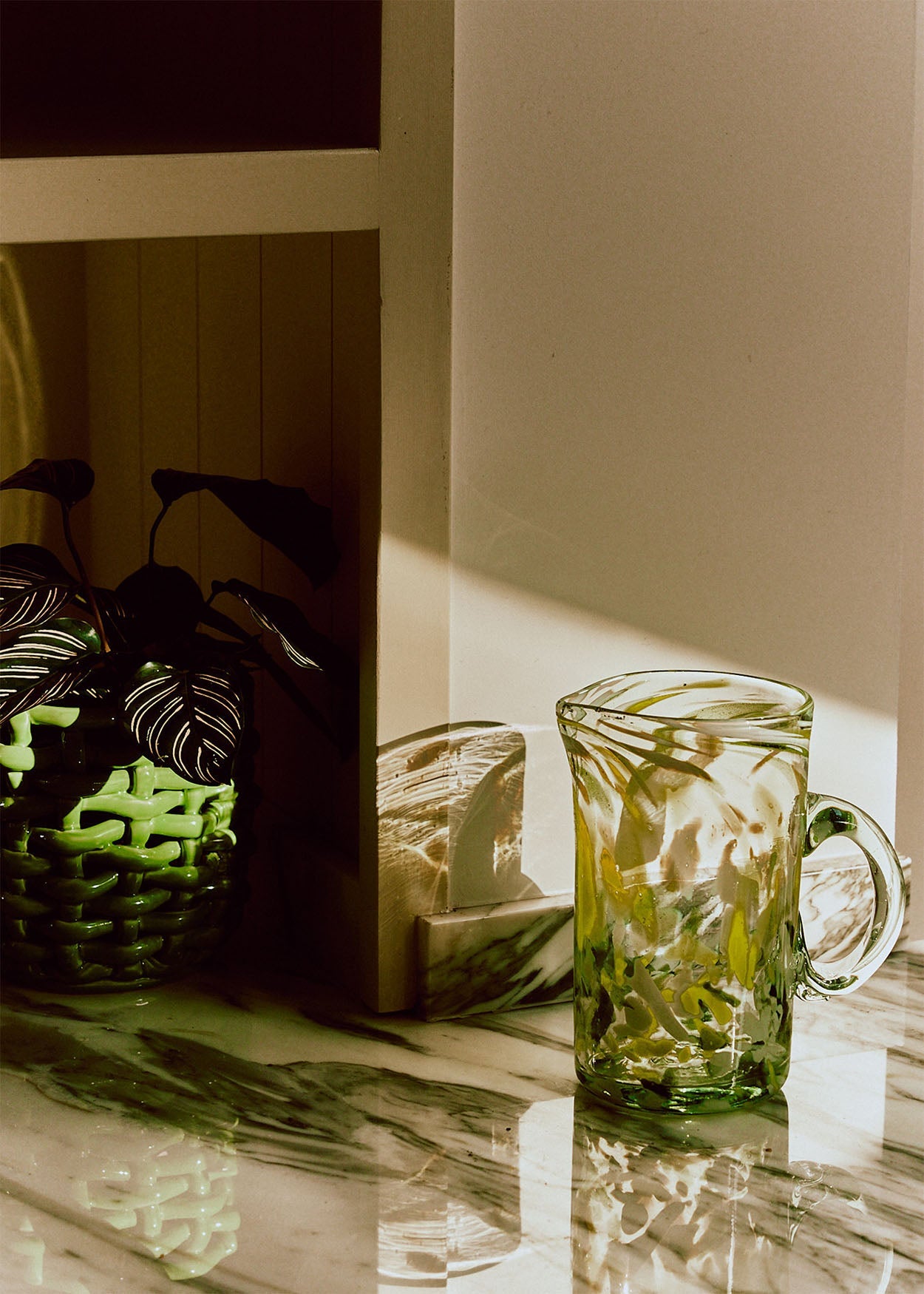 Jardin Green Jug and Planter